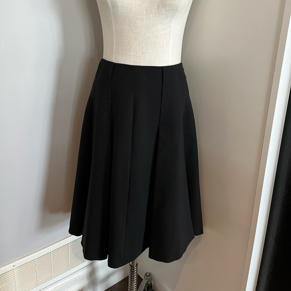 Sz 44 Seventy black wool skirt